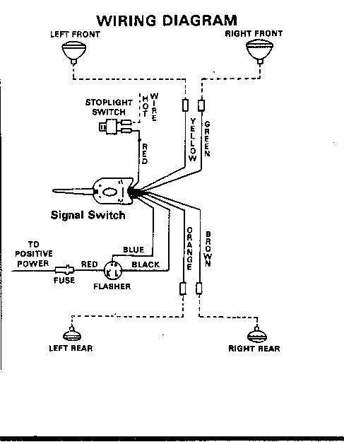 Guide 6004 turn signal switch wiring schematic - Vintage Chevrolet Club